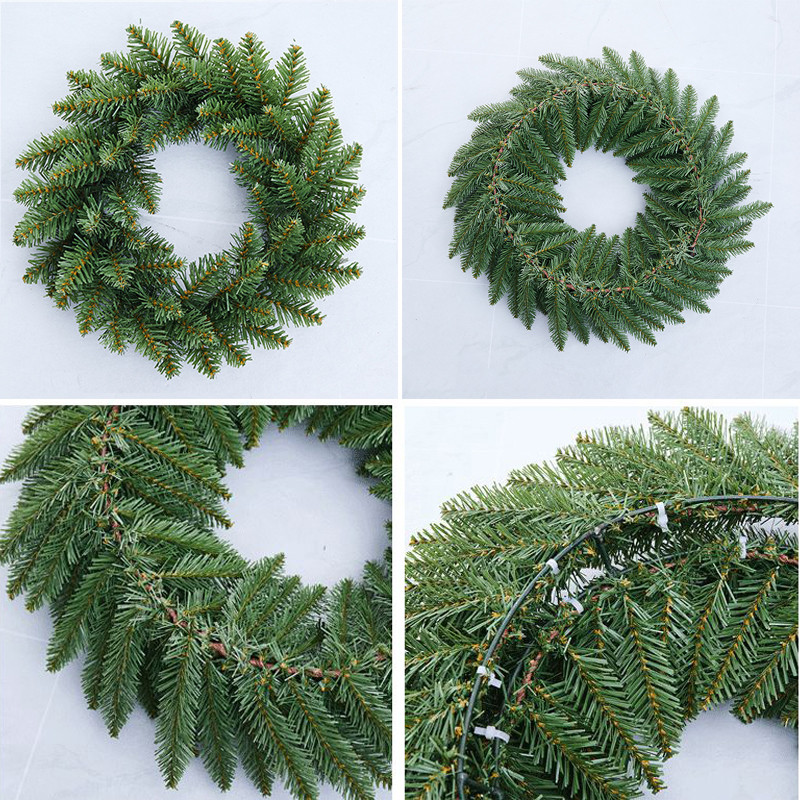 Kunstlikud männiokkad Oksad männikäbid jõuluvann koduakna ukse rippuva kaunistuse jaoks Jõulupärja taim