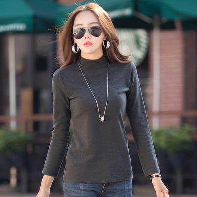 Naiste puhas pluus - kõrge kaelusega