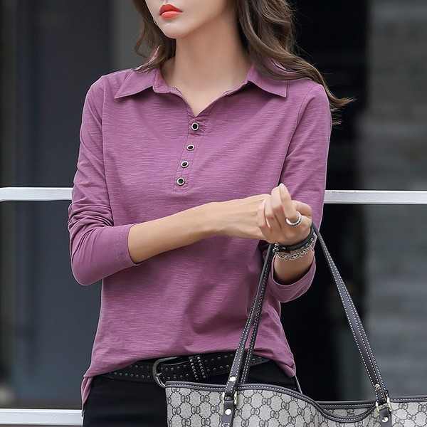 Bluza de dama - cu guler si nasturi clasici