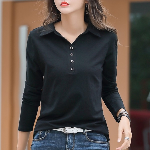 Bluza de dama - cu guler si nasturi clasici