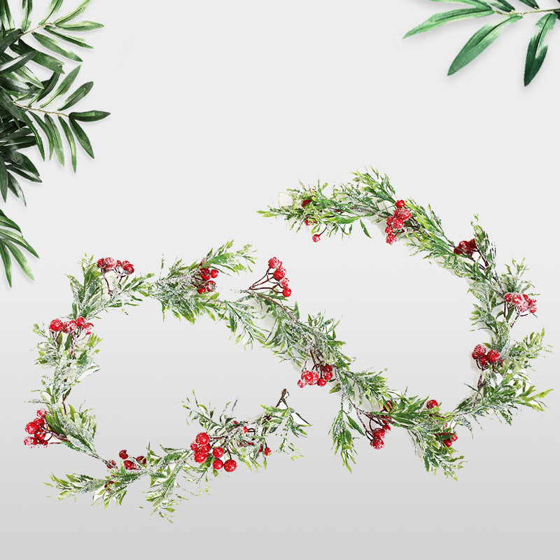 Χριστουγεννιάτικο στεφάνι 160 εκατοστών Διακοσμητικό χριστουγεννιάτικο στεφάνι Rattan DIY στολίδια χριστουγεννιάτικου δέντρου Γιρλάντα Πράσινα κλαδιά δέντρου Προμήθειες Χριστουγεννιάτικου πάρτι Διακόσμηση σπιτιού