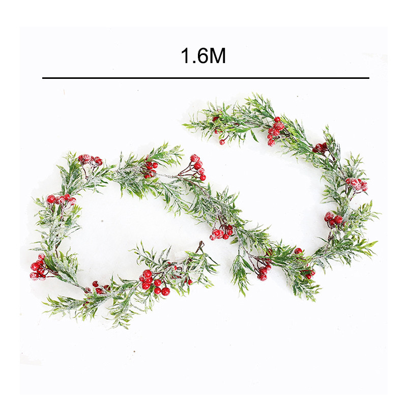 Χριστουγεννιάτικο στεφάνι 160 εκατοστών Διακοσμητικό χριστουγεννιάτικο στεφάνι Rattan DIY στολίδια χριστουγεννιάτικου δέντρου Γιρλάντα Πράσινα κλαδιά δέντρου Προμήθειες Χριστουγεννιάτικου πάρτι Διακόσμηση σπιτιού