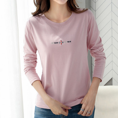 Bluză casual de damă cu mâneci lungi - mai multe culori