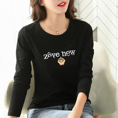 Bluză casual de damă cu litere brodate