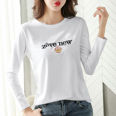 Bluză casual de damă cu litere brodate