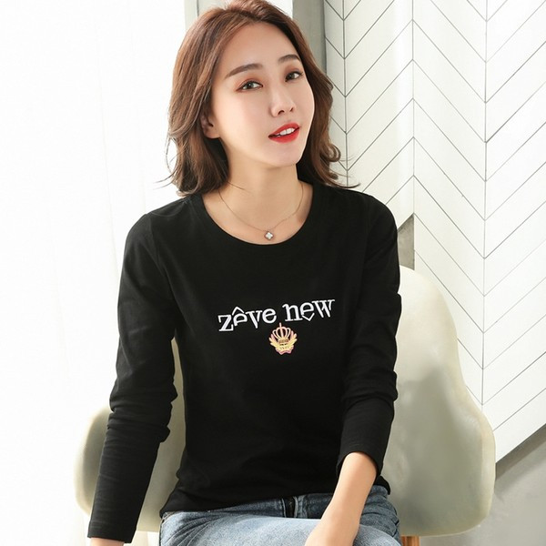 Bluză casual de damă cu litere brodate