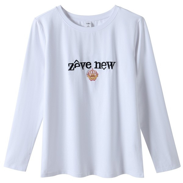 Bluză casual de damă cu litere brodate