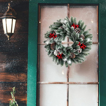 LED Χριστουγεννιάτικο στεφάνι μπροστινής πόρτας Κρεμαστή γιρλάντα Χριστουγεννιάτικα στολίδια χριστουγεννιάτικων δέντρων 2022 navidad