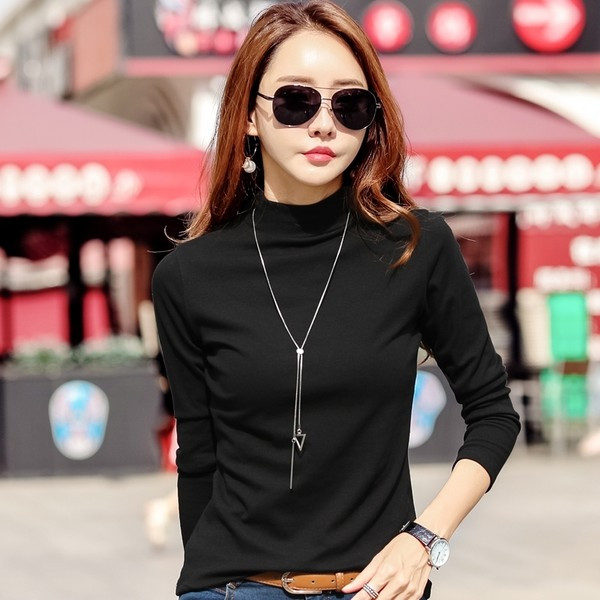 Bluză casual de damă cu guler polo