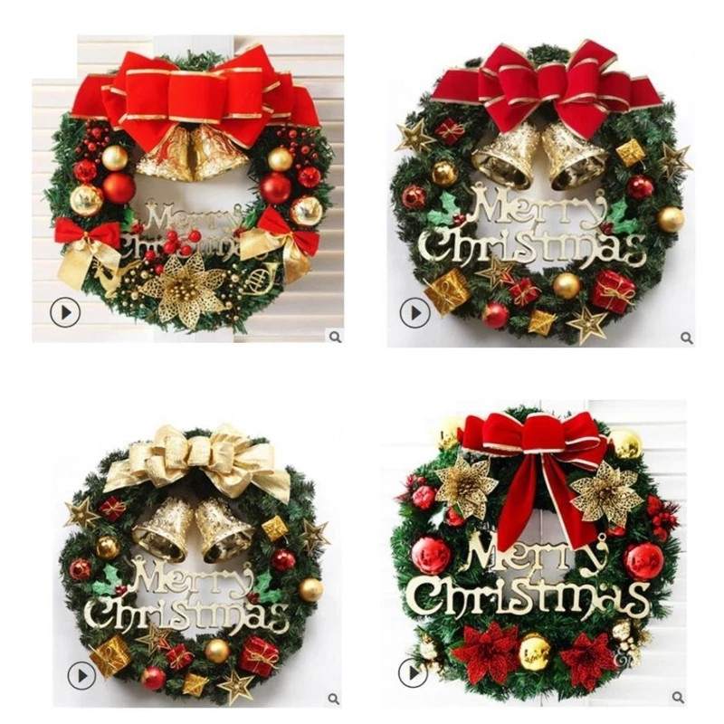 ZK30 2,7 M Božićni LED vijenac od ratana Ukrasni zeleni božićni vijenac Umjetno božićno drvce Ukrasni vijenac od ratana