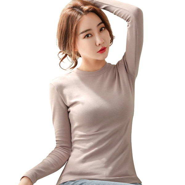 Bluză casual de damă cu decolteu oval