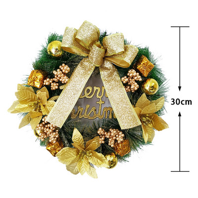 Baltās hortenzijas zaļās lapas Eikalipta vītnes mājas dekors Mākslīgo ziedu vainags kāzu dekorēšanai Ziemassvētku rotājums