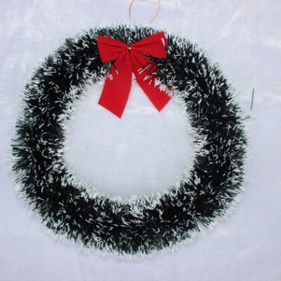 Coroană de Crăciun, frunze de eucalipt, verde artificială