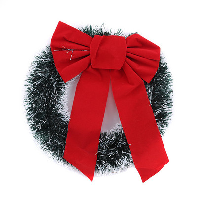 Coroană de Crăciun, frunze de eucalipt, verde artificială