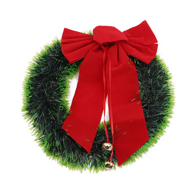 Coroană de Crăciun, frunze de eucalipt, verde artificială