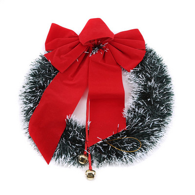 Coroană de Crăciun, frunze de eucalipt, verde artificială