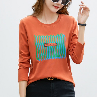 Naiste vabaaja pluus trükiga