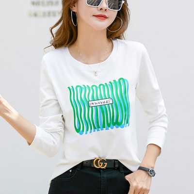 Naiste vabaaja pluus trükiga