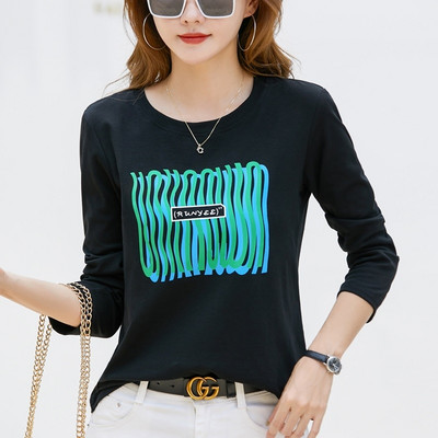 Naiste vabaaja pluus trükiga