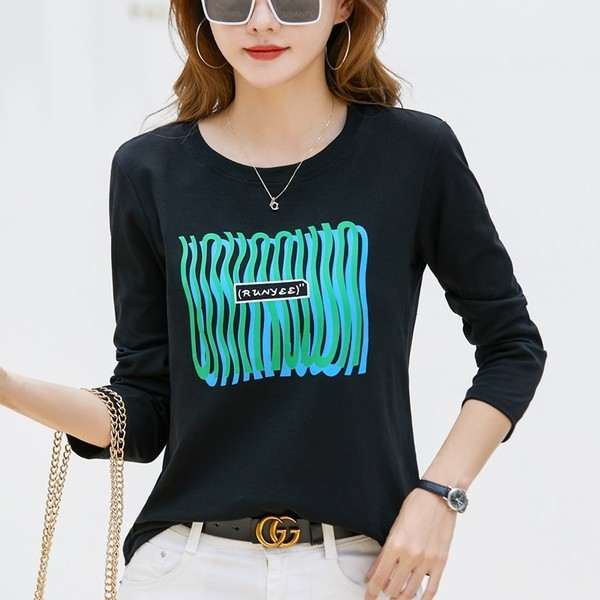 Naiste vabaaja pluus trükiga