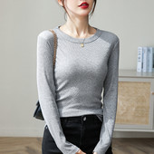 Bluza de dama curata - cu decolteu oval