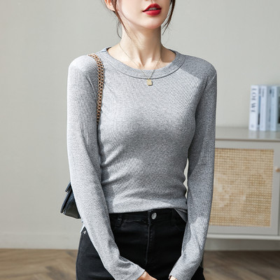 Bluza de dama curata - cu decolteu oval