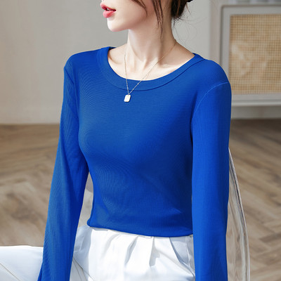 Bluza de dama curata - cu decolteu oval