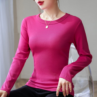 Bluza de dama curata - cu decolteu oval