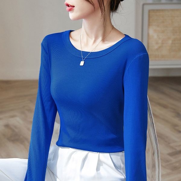 Bluza de dama curata - cu decolteu oval