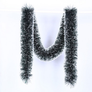 Χριστουγεννιάτικη γιρλάντα 2m Διακόσμηση πόρτας τοίχου για πάρτι για χριστουγεννιάτικο δέντρο Διακοσμητικά λουρίδες με μπουμπούνες με παπιγιόν 2022 Νέο