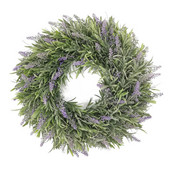 Nouă coroană de lavandă, frunze verzi artificiale, pandantive pentru casă, ornamente agățate pentru decorarea petrecerii de nuntă pentru ușa din față