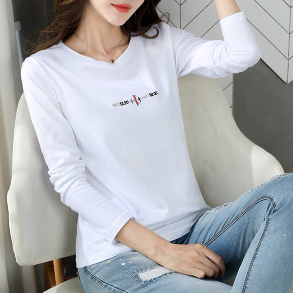 Sieviešu ikdienas blūze ar garām piedurknēm