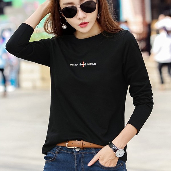 Sieviešu ikdienas blūze ar garām piedurknēm