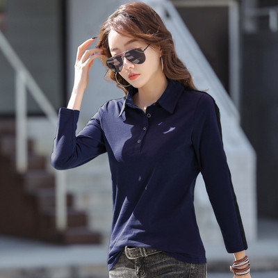 Bluză casual de damă cu guler clasic și închidere cu nasturi