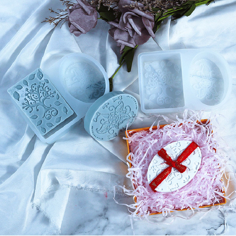 Silikonski kalupi za sapun s 2 šupljine, okrugli ovalni pravokutni oblik, ručno rađeni kalupi za sapune, prijenosni unikatni alati za izradu sapuna