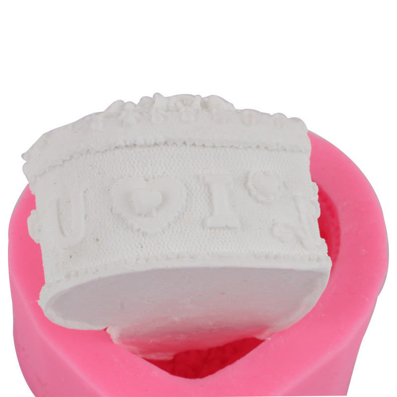 3D Love Heart Rose Flower Silicon Sapun Mold Fondant Ciocolata Decorat Torturi Mucegai Lumanare Argila Artizanat Matrite Sapun Forma Instrument de baza