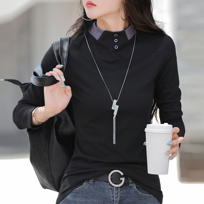 Bluza de dama - cu maneci lungi si nasturi