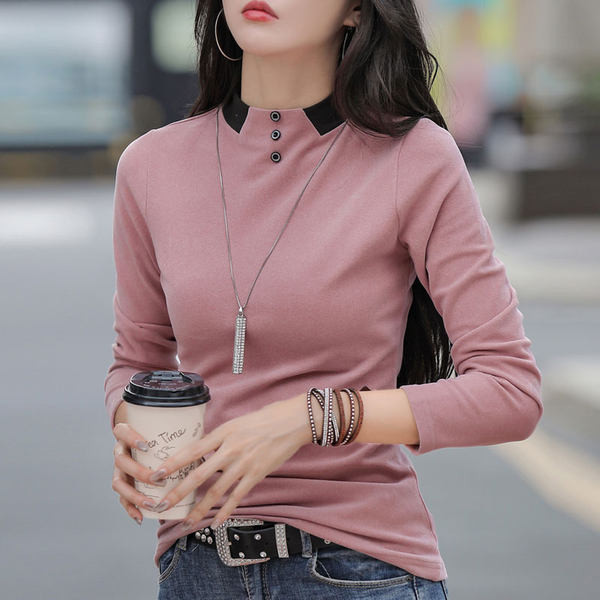 Bluza de dama - cu maneci lungi si nasturi