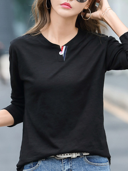 Bluza casual cu nasturi