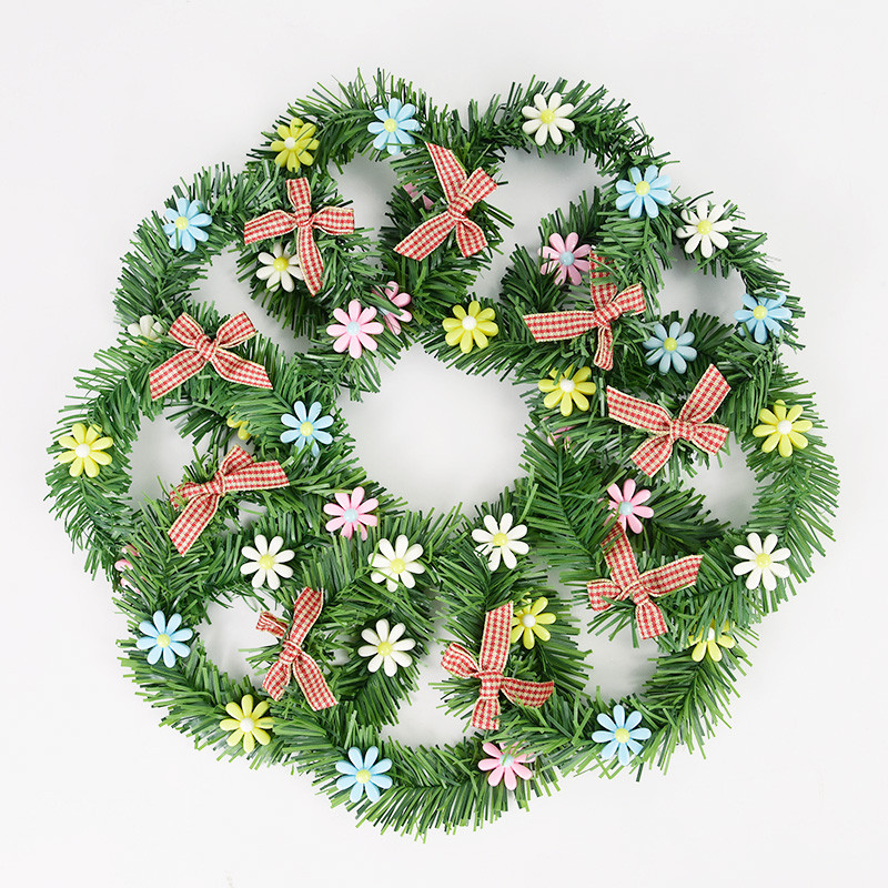 5τμχ 10cm Χριστουγεννιάτικα στεφάνια Διακοσμητικά Τεχνητό Χριστουγεννιάτικο Δέντρο Κρεμαστό Στολίδι για Διακοσμητικά Κάρτας Διακοσμητικά