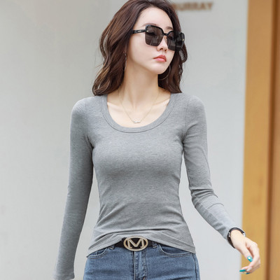 Uut mudelit naiste ovaalse kaelusega pluus - mitut värvi