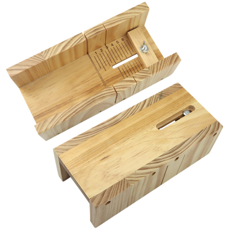 Muilo pjaustyklė muilo gaminimo rinkiniams, nerūdijančio plieno su medine rankena, pjūklo pjovimo peiliu „pasidaryk pats“ rankų darbo muilo įrankiai muilo pjaustyklė