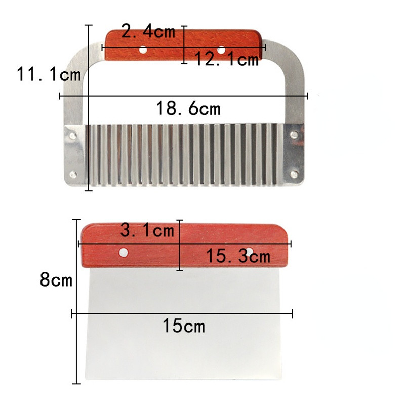 Muilo pjaustyklė muilo gaminimo rinkiniams, nerūdijančio plieno su medine rankena, pjūklo pjovimo peiliu „pasidaryk pats“ rankų darbo muilo įrankiai muilo pjaustyklė