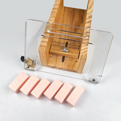 Дървени регулируеми инструменти за приготвяне на сапун Мултифункционален комплект форми за сапун Ръчно изработена форма за рязане на хляб Ренде за скосяване Тел за нарязване на торта