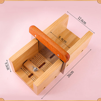 Ръчно изработен инструмент за рязане на сапун „Направи си сам“, регулируемо устройство за рязане на сапун от каучуково дърво, обикновени консумативи за приготвяне на сапун