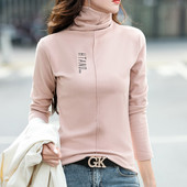 Bluza de dama model nou cu guler polo si inscriptionare brodata