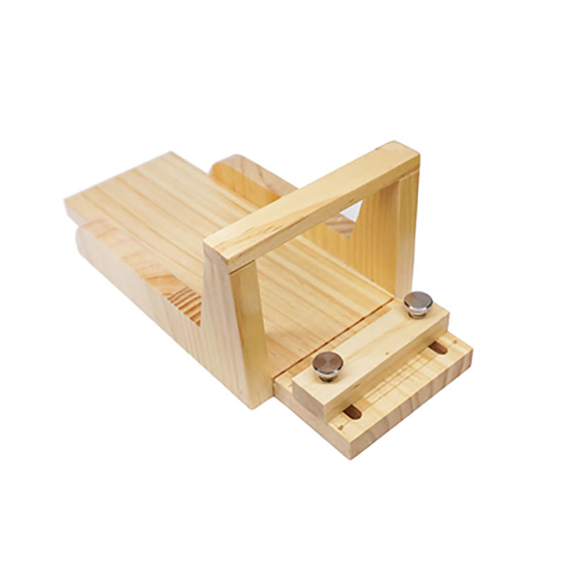 Vielinis muilo pjaustytuvas medinės rankenos pjūklo pjaustymo įrankis muilo žvakių sūriui