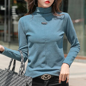 Bluză casual de damă, cu guler polo și logo