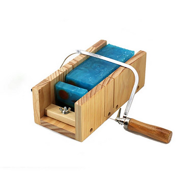 Резачка за сапун Струна Трион Нож за рязане с дървена дръжка Консумативи за производство на сапун Инструмент за рязане на свещи Направи си сам Подрязване