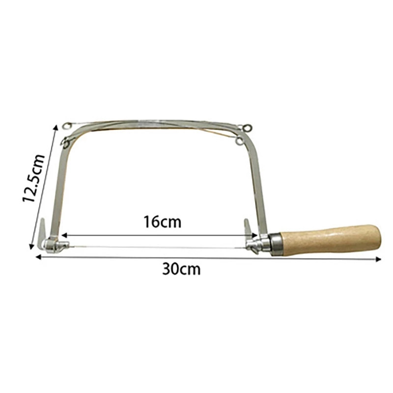 Muilo pjaustytuvo styginių pjūklo pjovimo peilis su medine rankena Muilo gaminimo reikmenys Pjovimo įrankiai, skirti „pasidaryk pats“ žvakėms kirpti